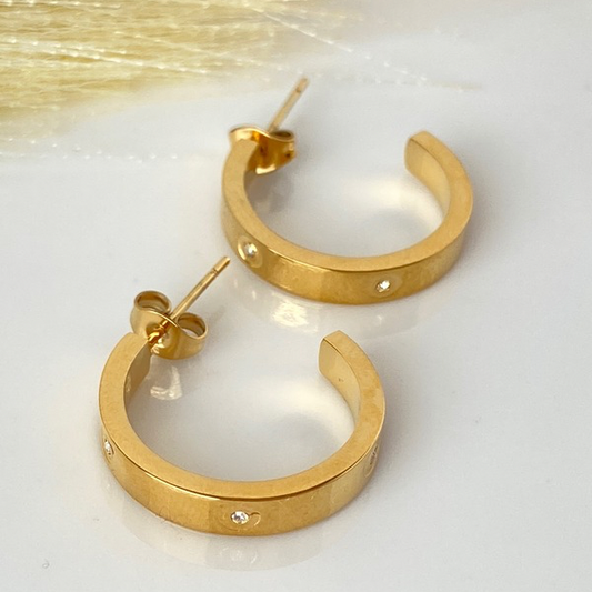 Catir Hoop Earring